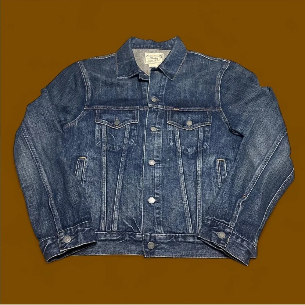 Polo Ralph Lauren faded trucker denim jacket